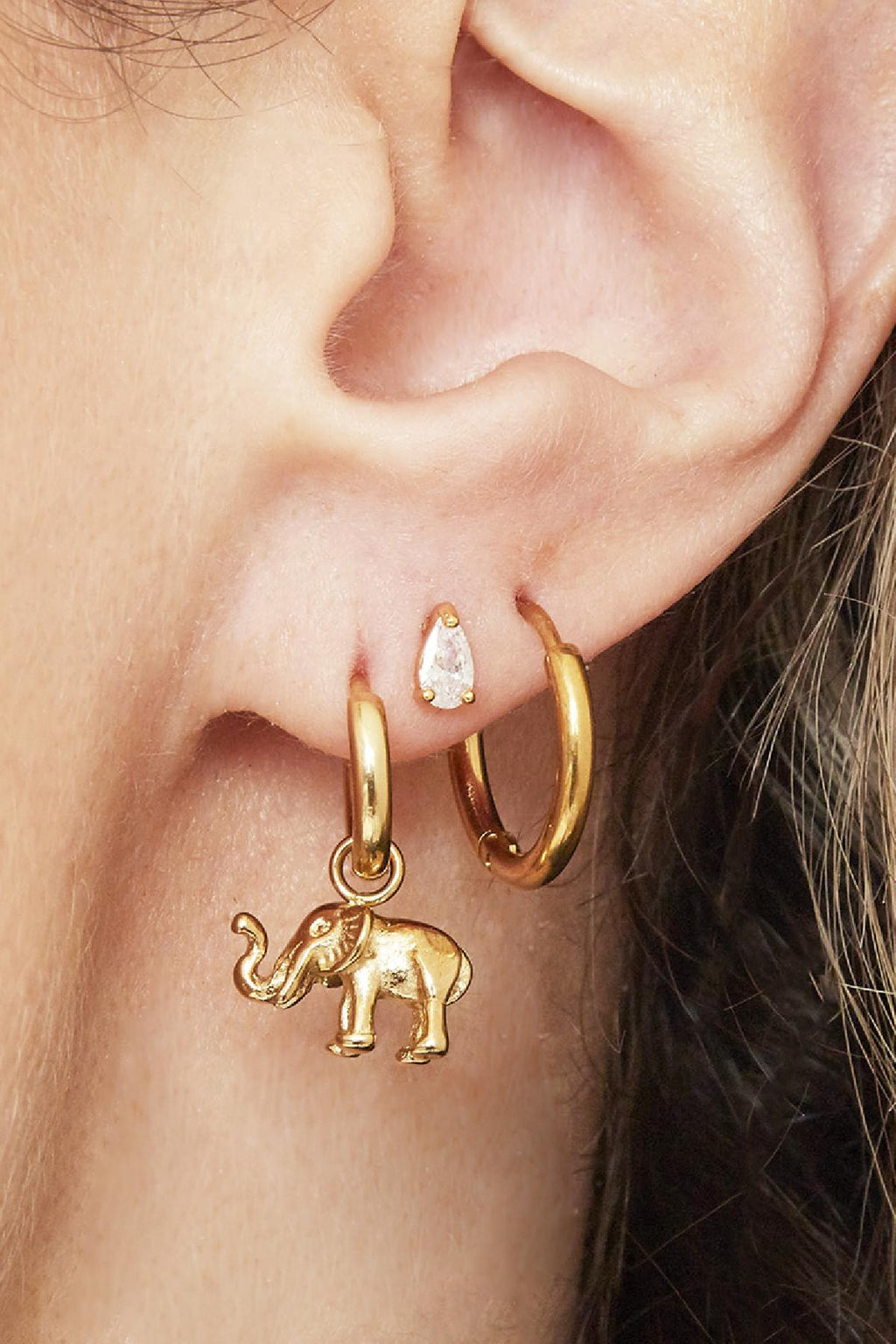 Nova Bold Hoops Oorbellen