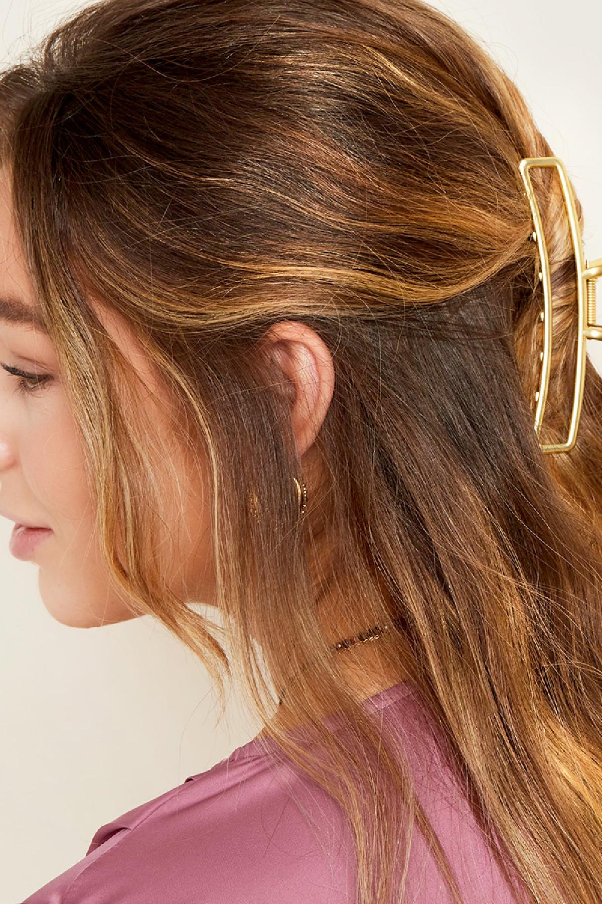 Elegant Metal Hair Clips in Silver, Gold, and Vintage Gold