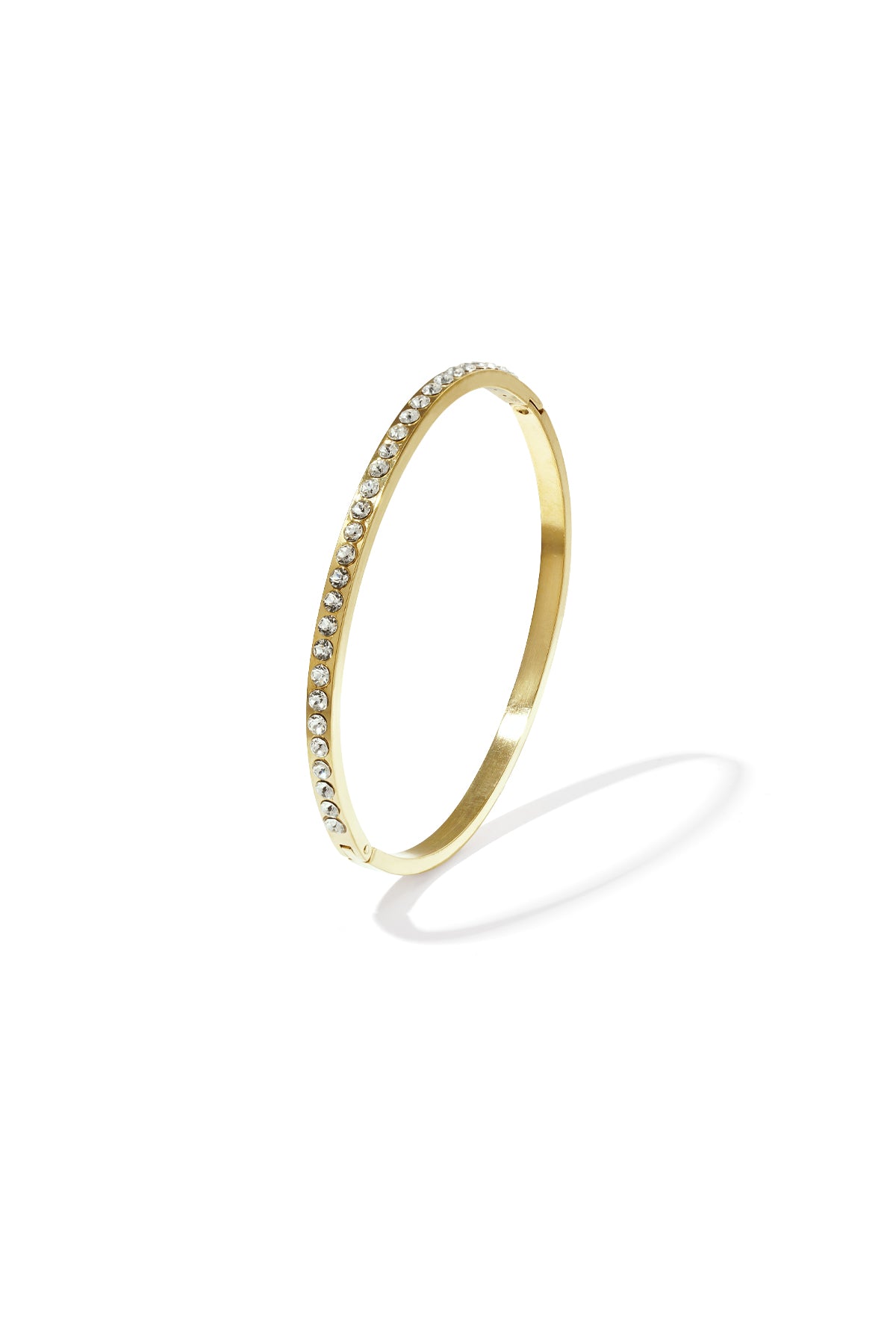 Elegant All-Fit Rhinestone Bangle for Everyday Sparkle