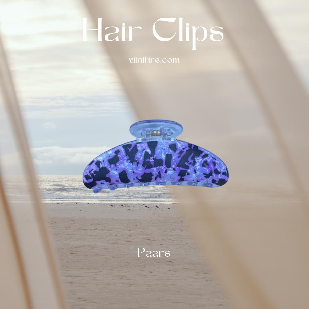 Cloud marble haarklem
