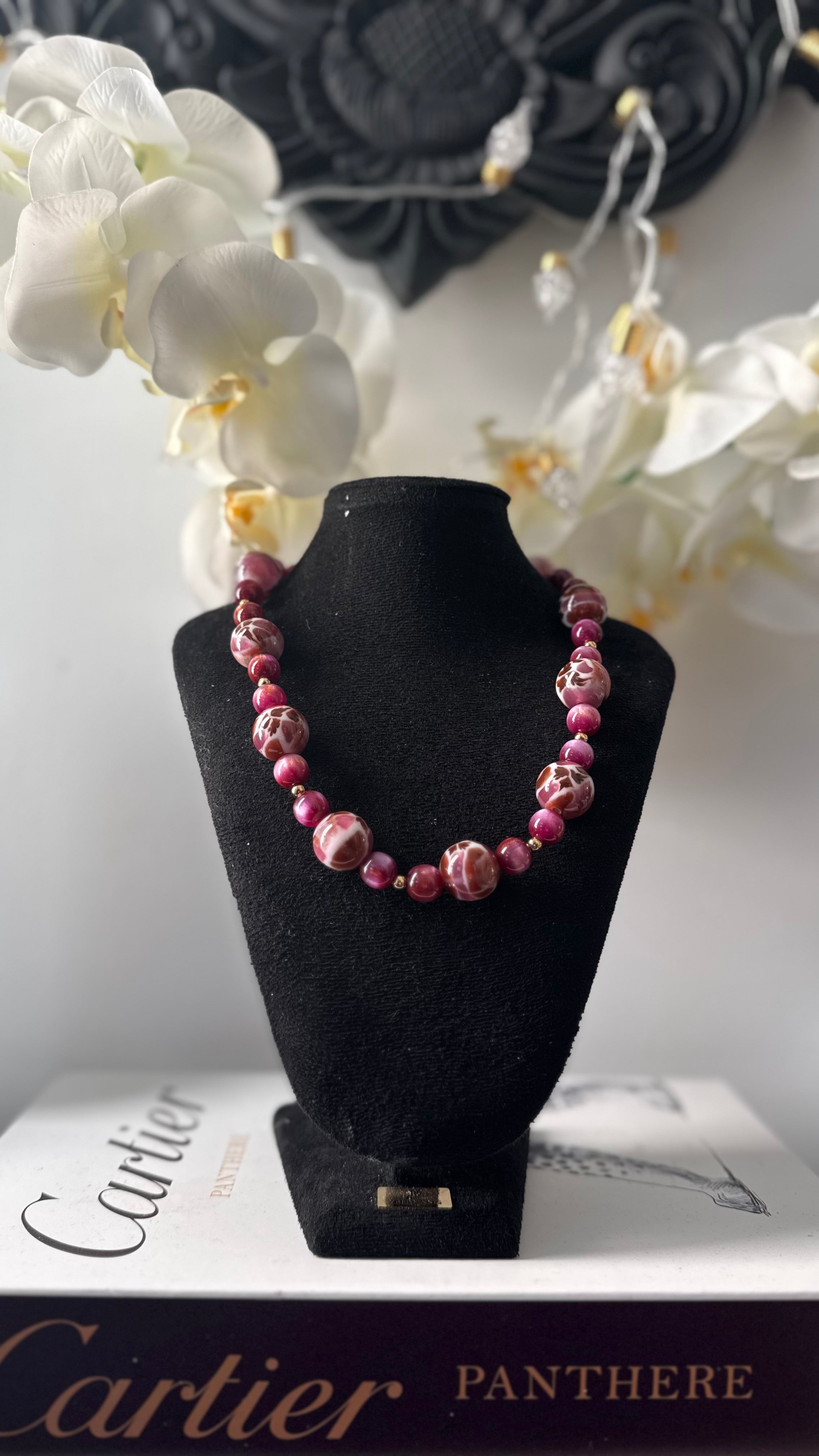 Ruby vibe ketting