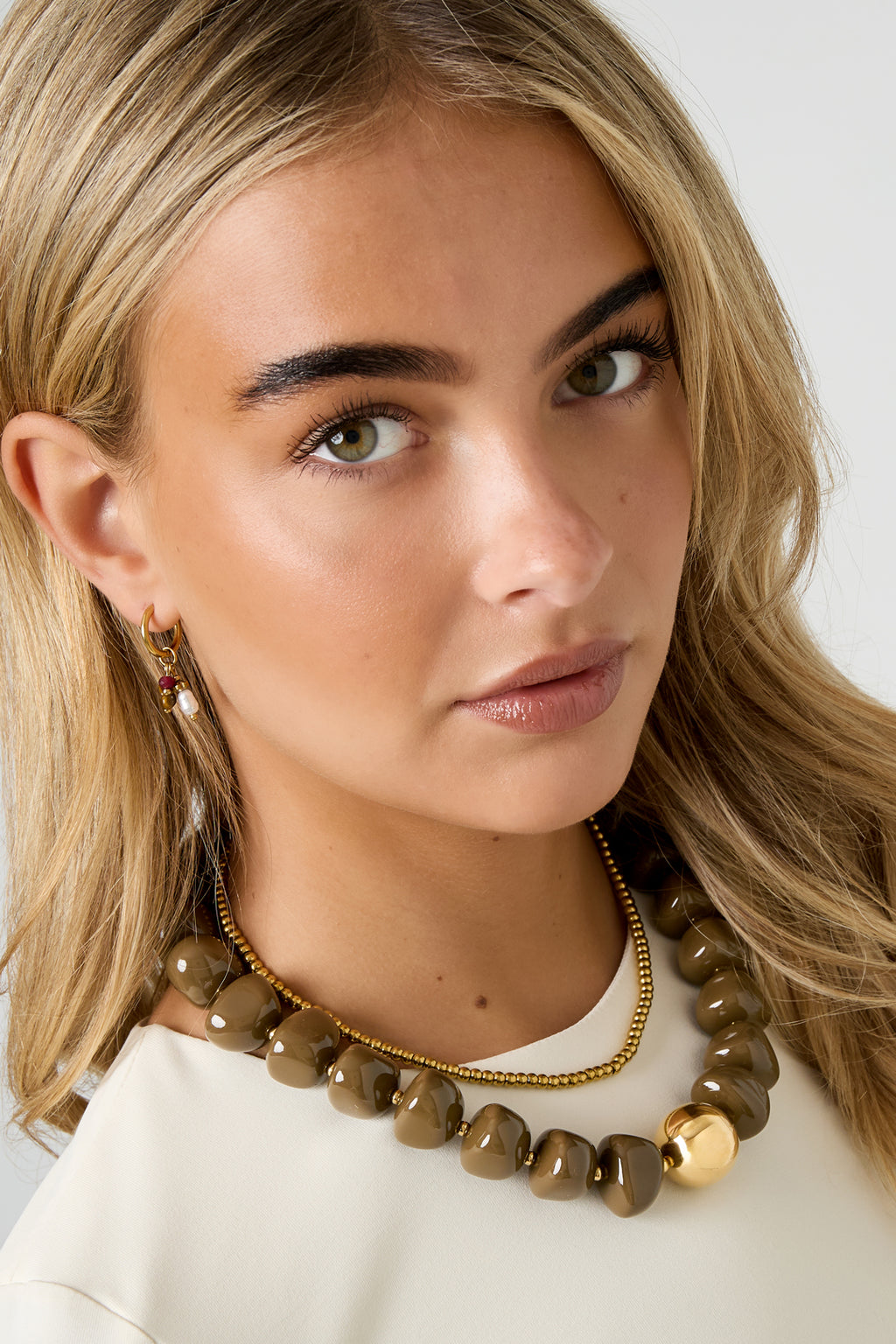 Elegant Retro Beaded Necklace for Fall/Winter