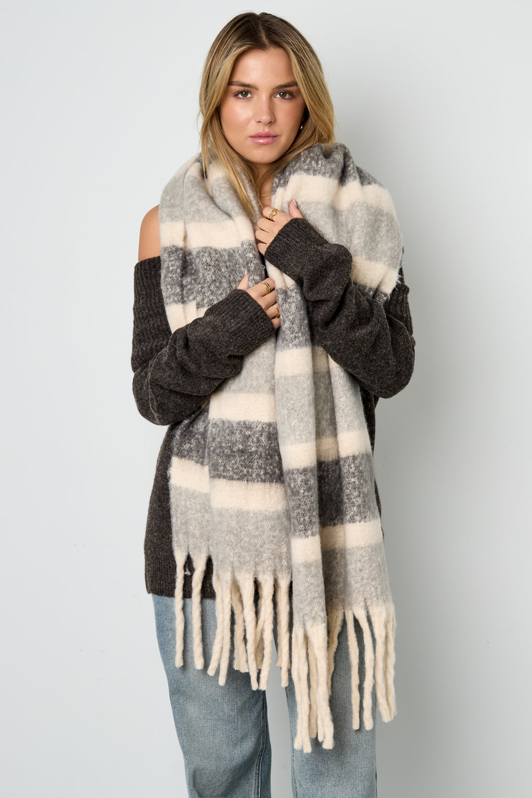 Élodie Stripe Sjaal