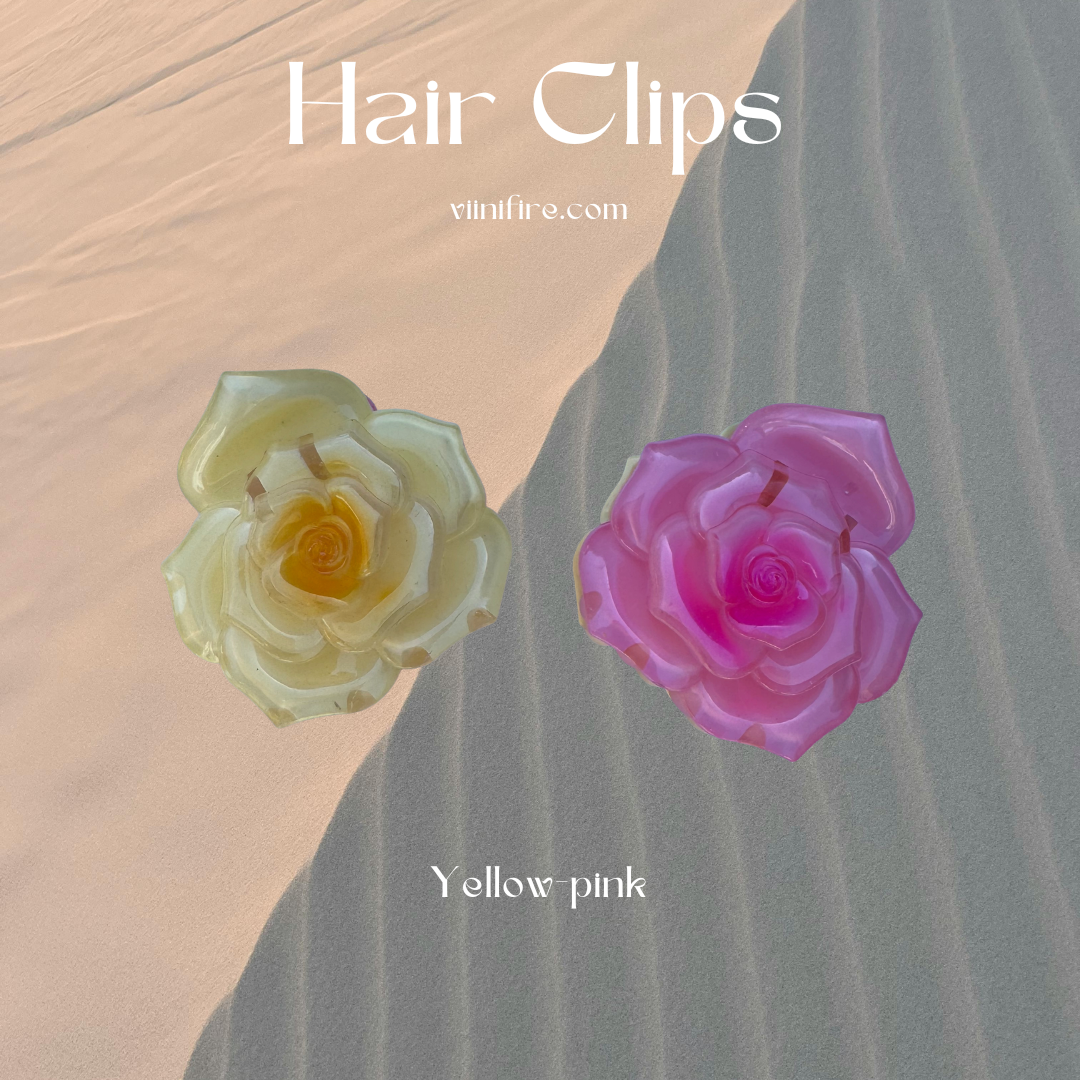 Double rose haarklem