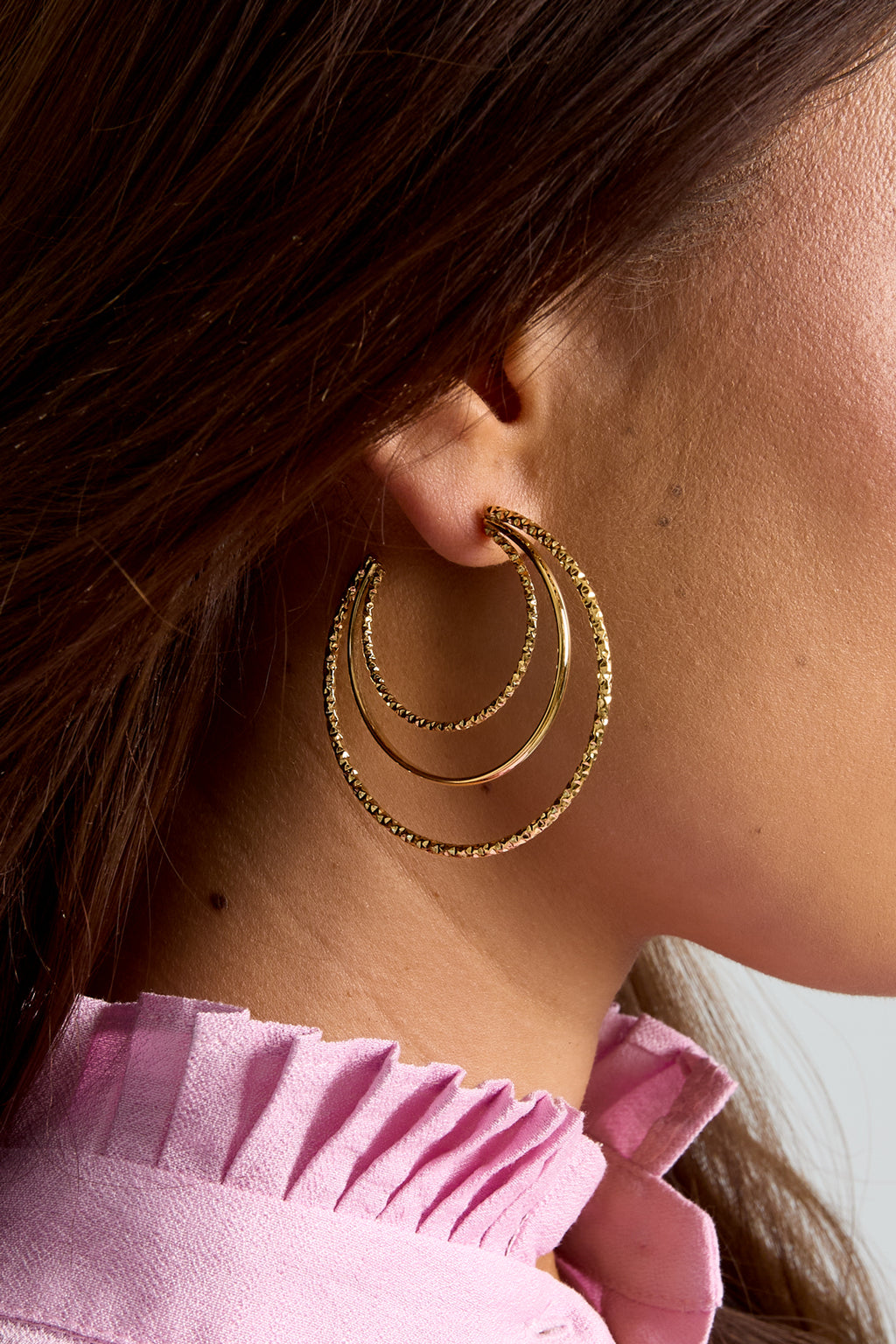Stylish Stainless Steel Hoop Earrings for Women