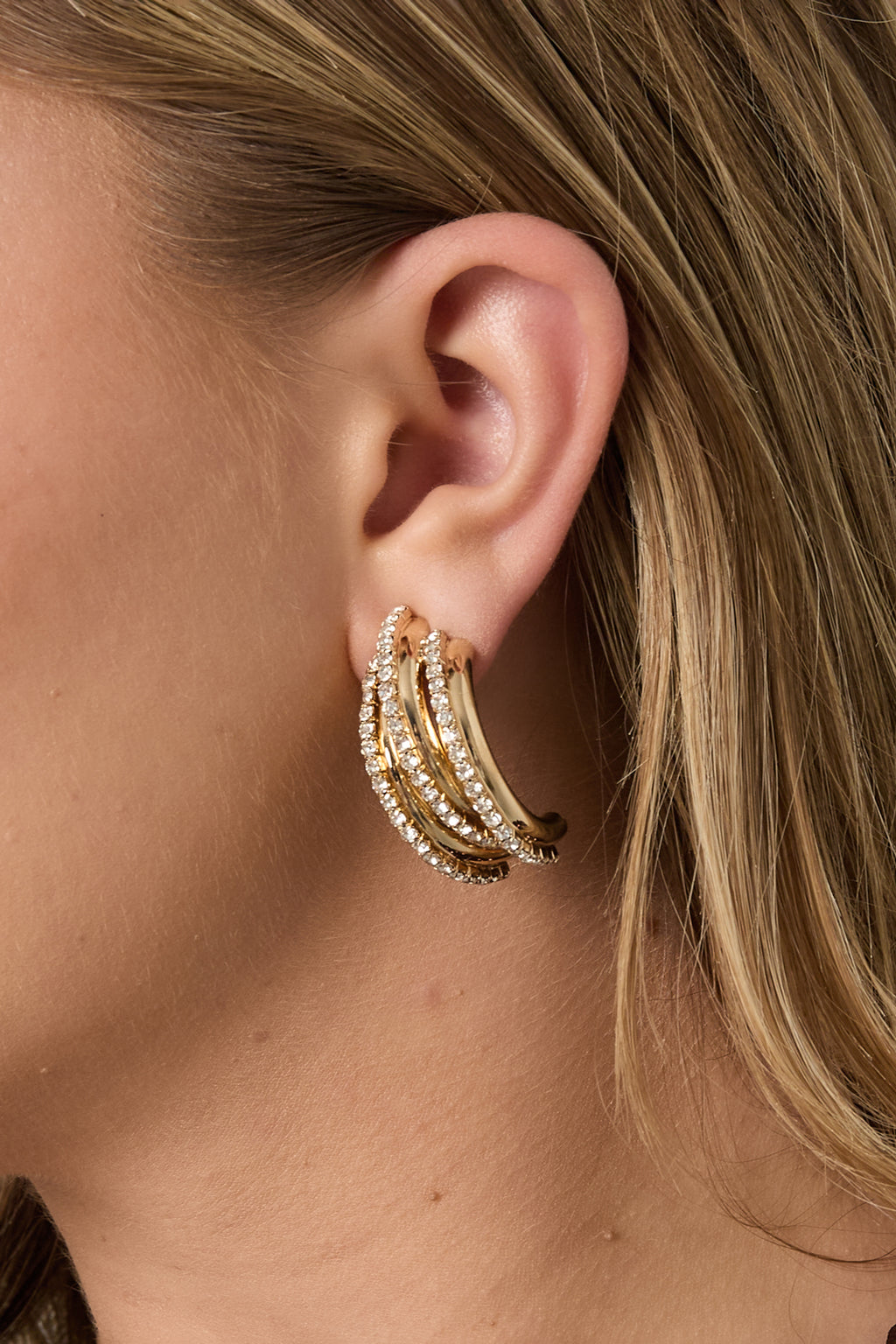 Lumière Sparkle Hoops Oorbellen