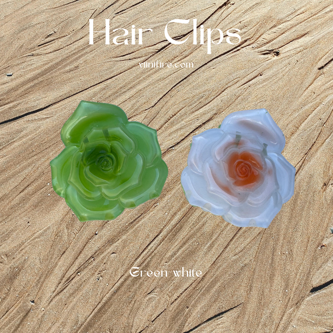 Double rose haarklem