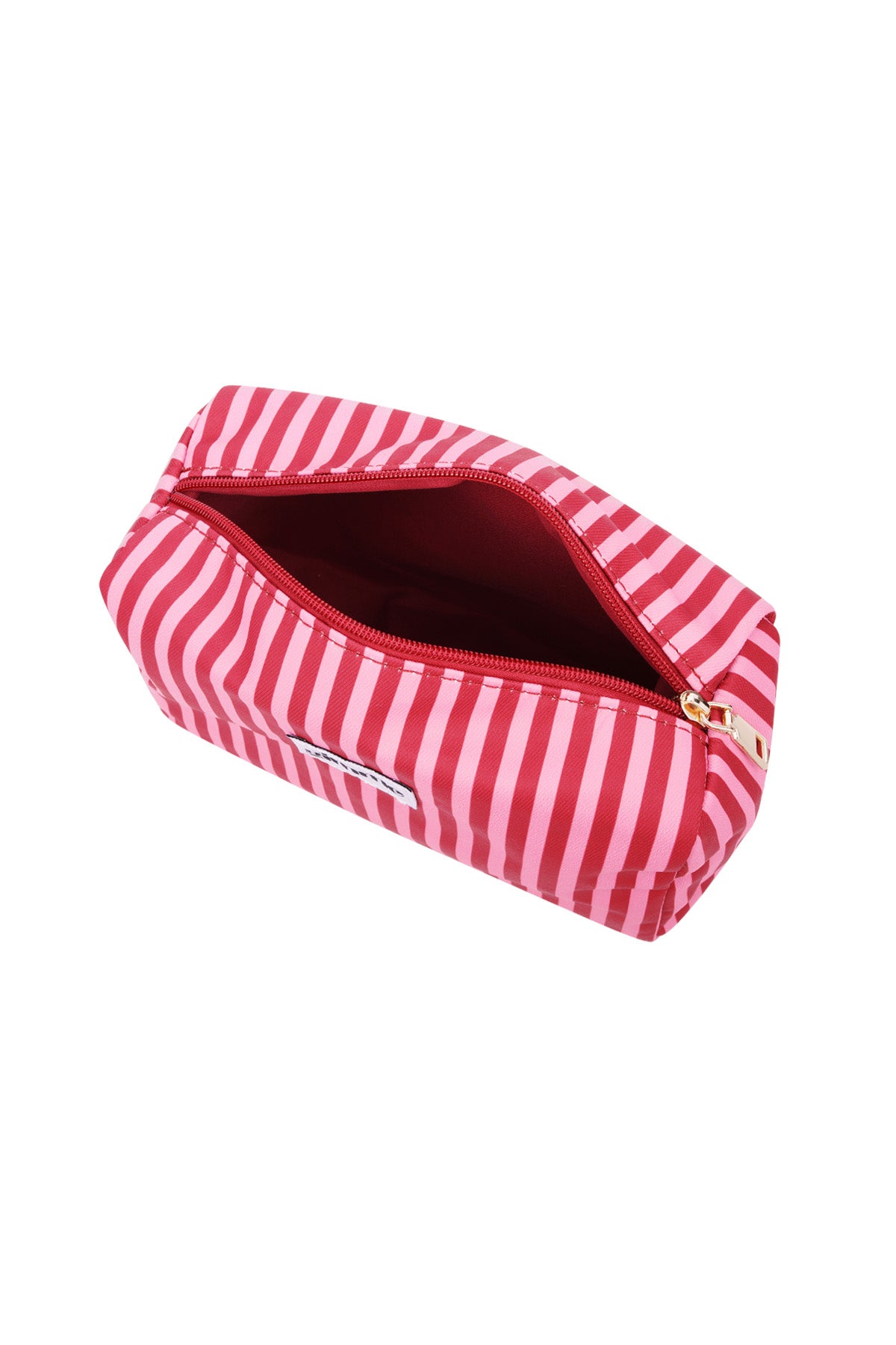 Chic Pink Polyester Makeup Bag for Stylish Storage