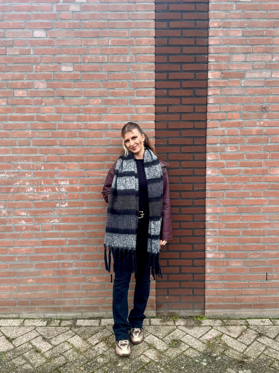 Ombre wintersjaal