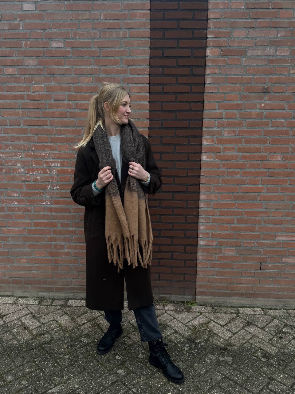 Café lumière wintersjaal