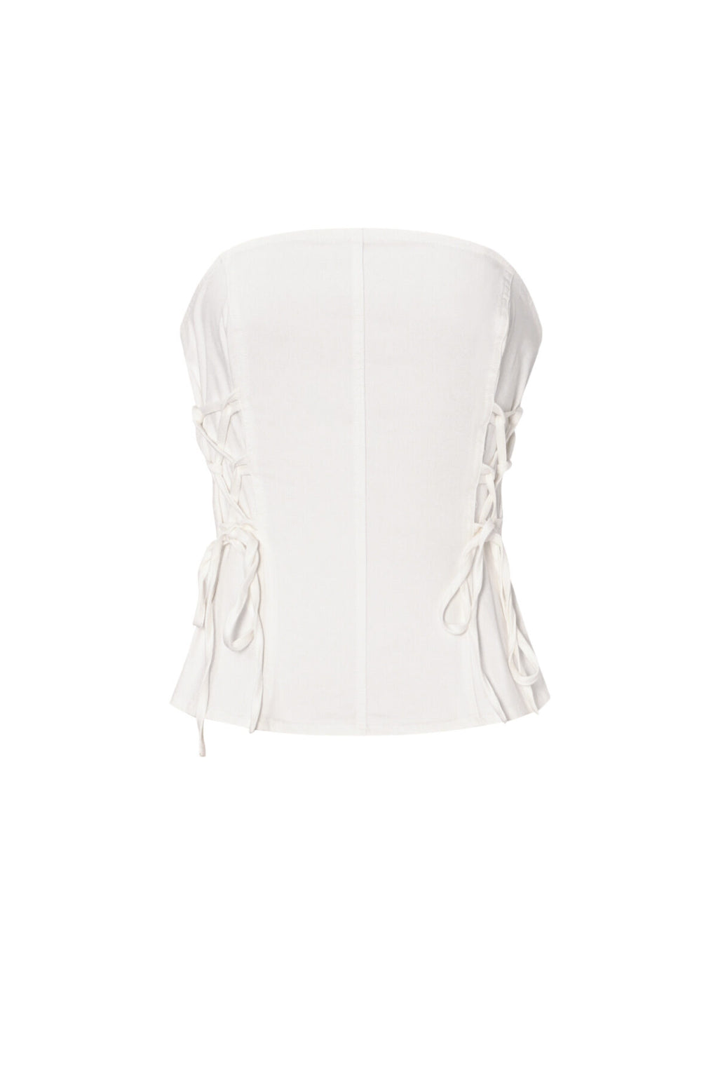 Witte Denim Top
