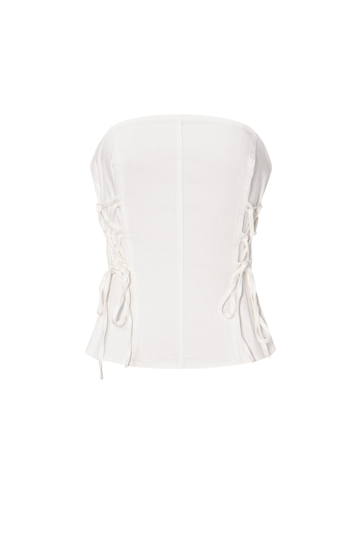 Witte Denim Top