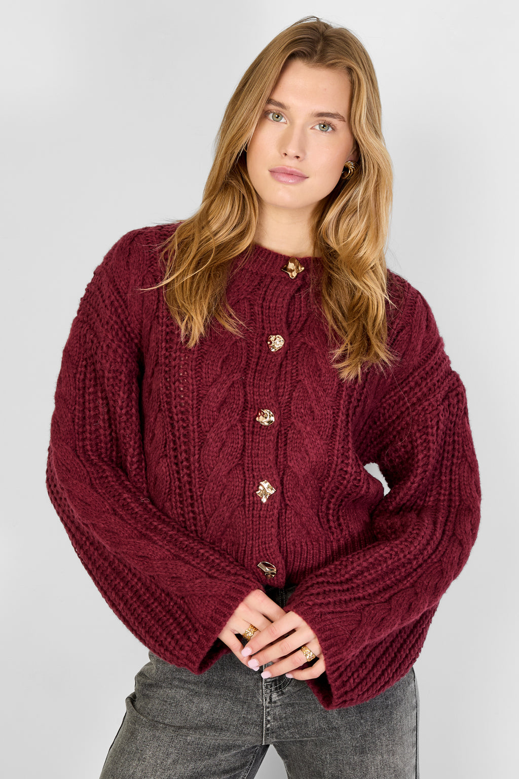 Elegant All-Season Knit Cardigan for Women