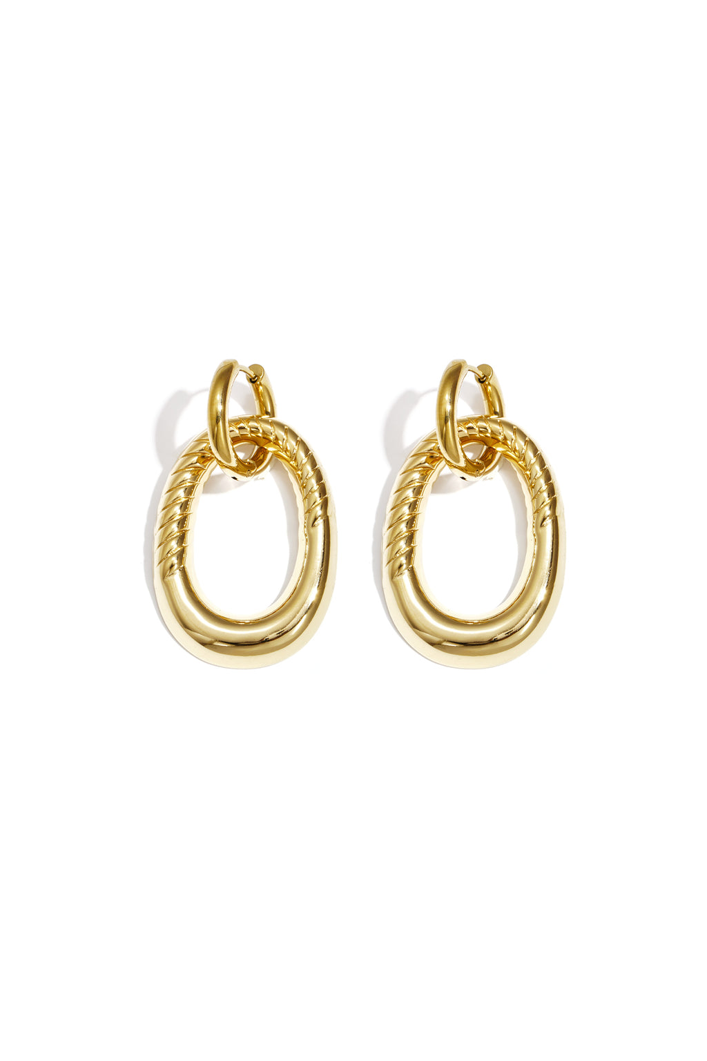 Elegant Gold Drop Earrings for Women - Simple & Stylish
