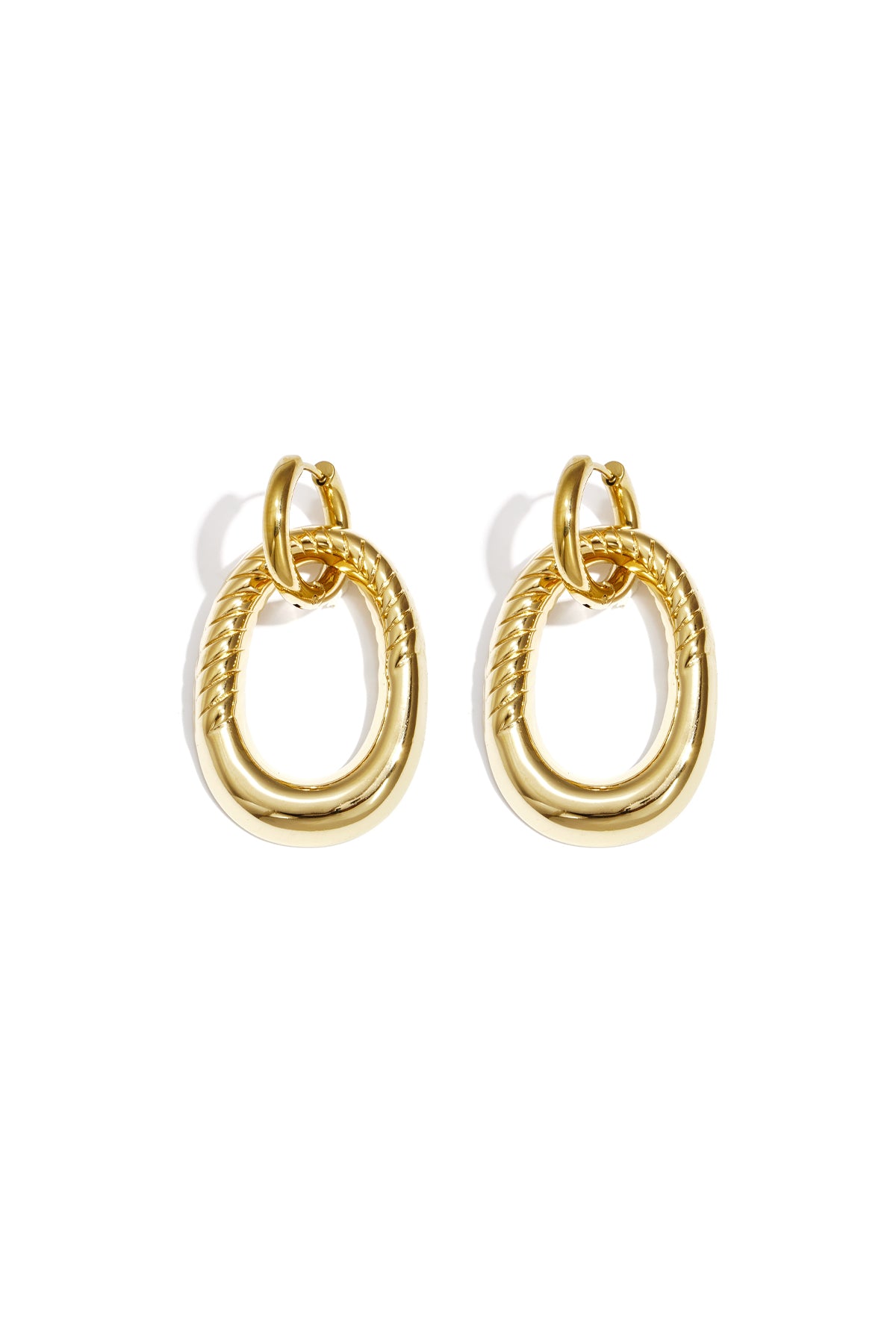 Elegant Gold Drop Earrings for Women - Simple & Stylish