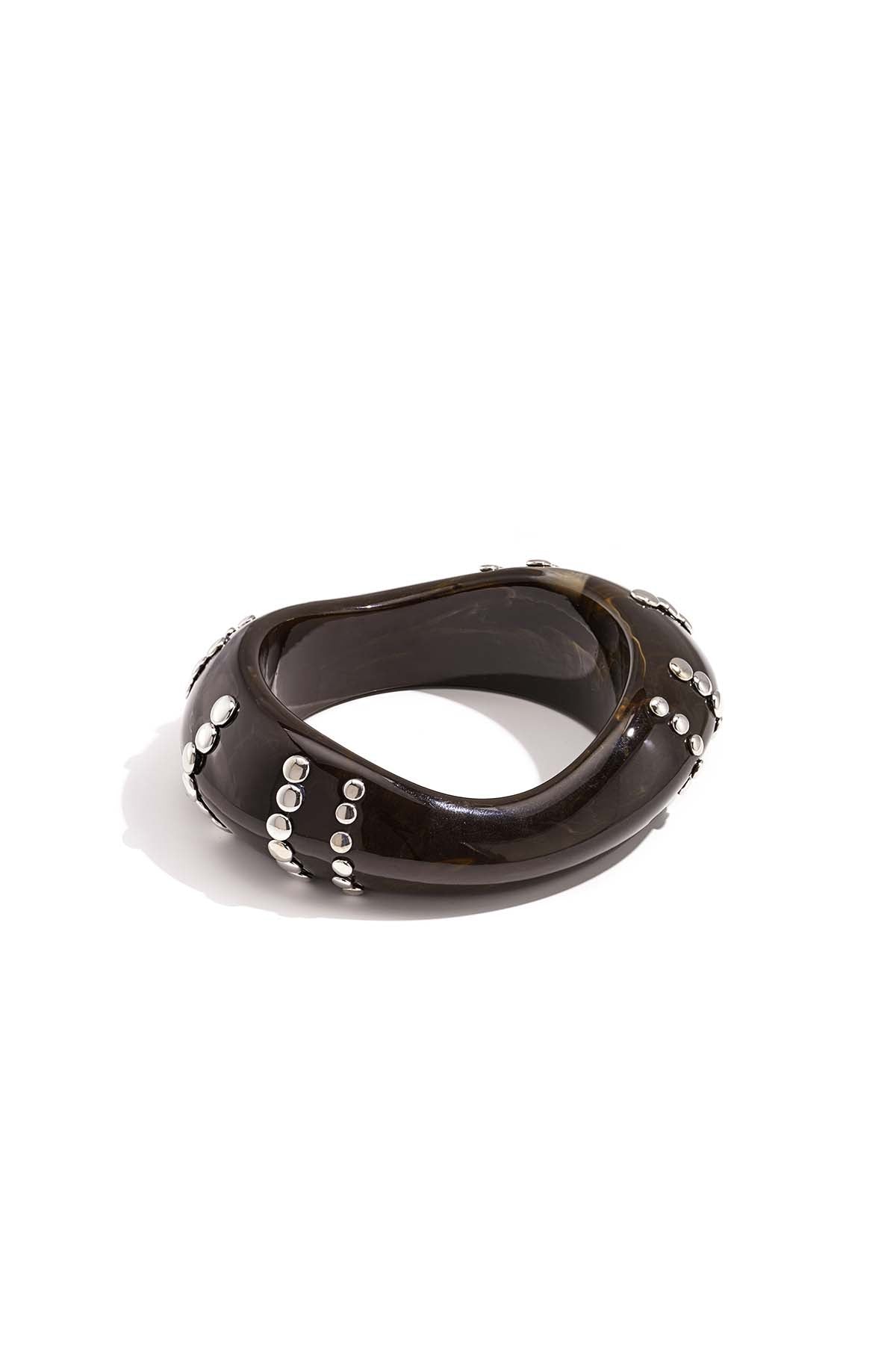 Stylish Resin Metal Bangle for Women, All Fit
