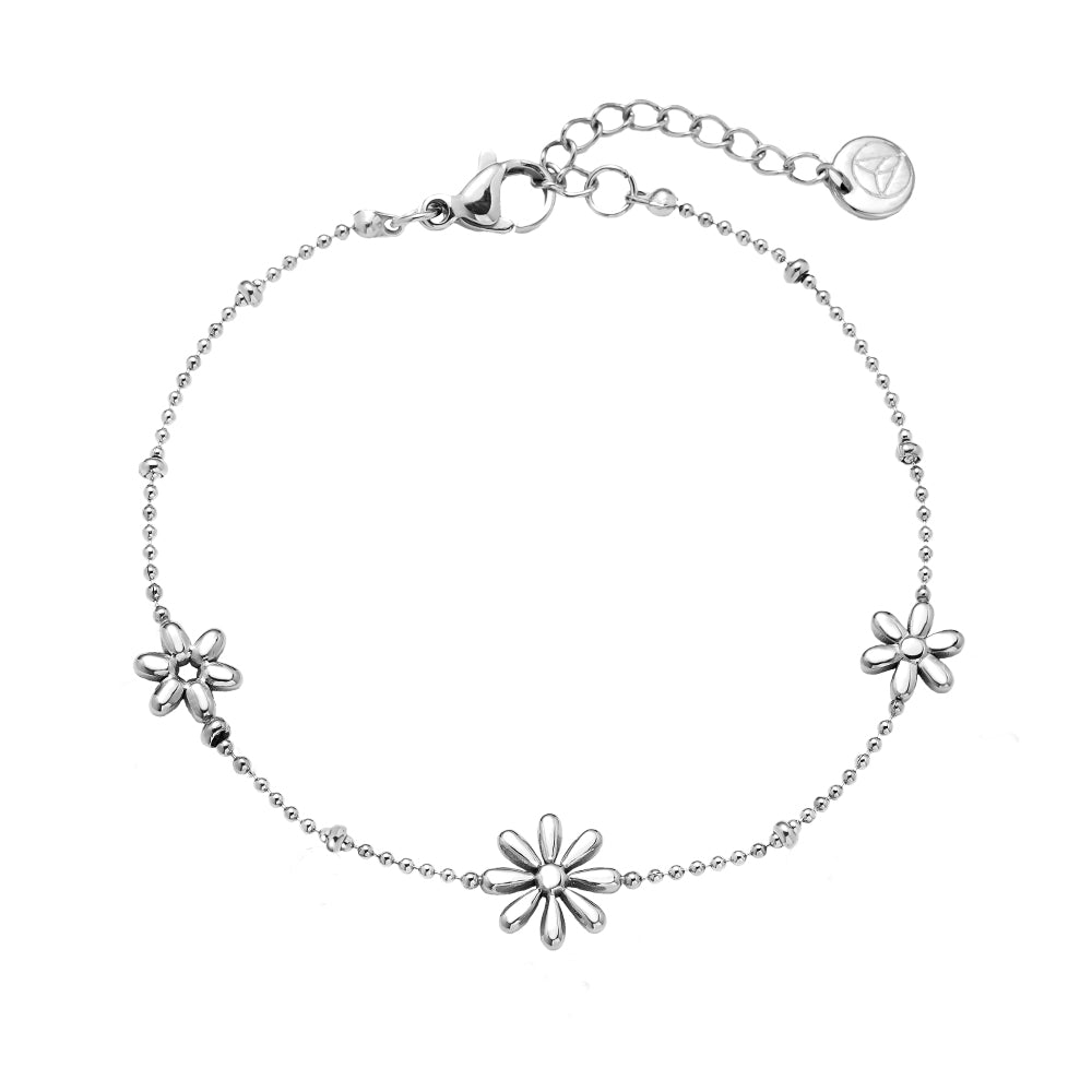 Daisy charm armband