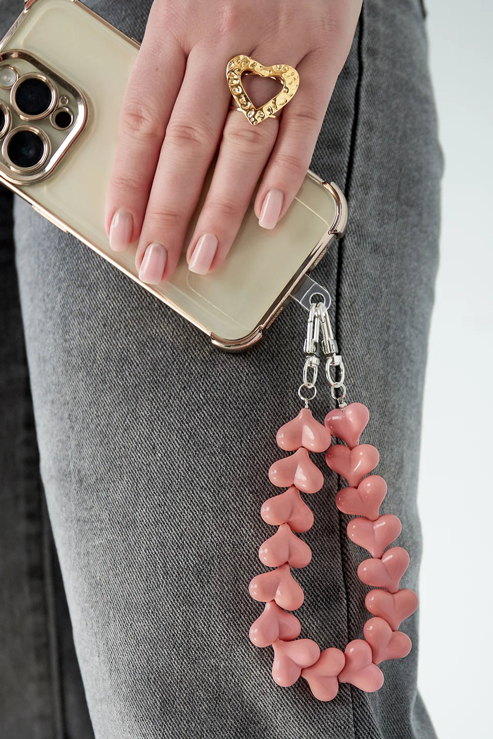 Silver Heart Telefoonkoord