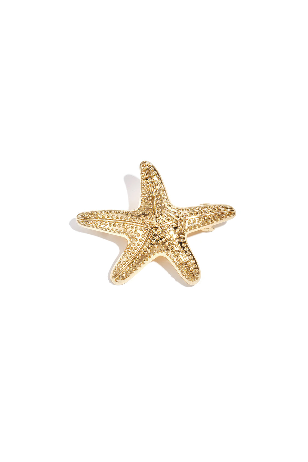 Elegant Gold Starfish Hair Clip for Summer Vibes