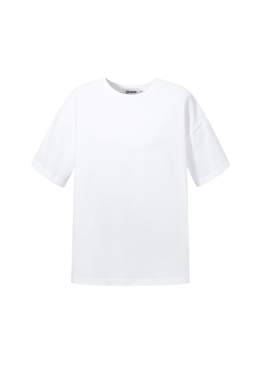 Gimme Heart Knitted Cotton T-Shirt - Pink & White