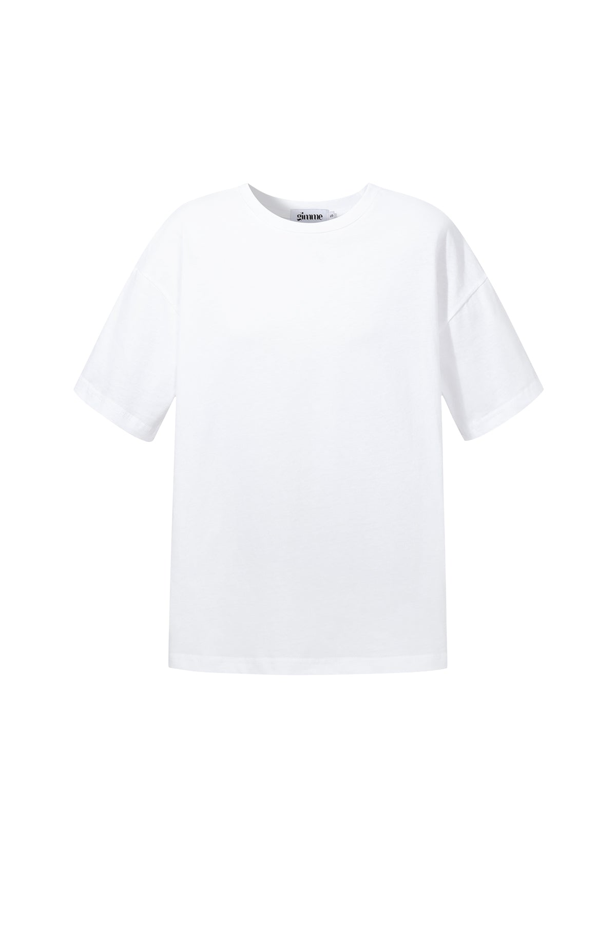 Gimme Heart Knitted Cotton T-Shirt - Pink & White
