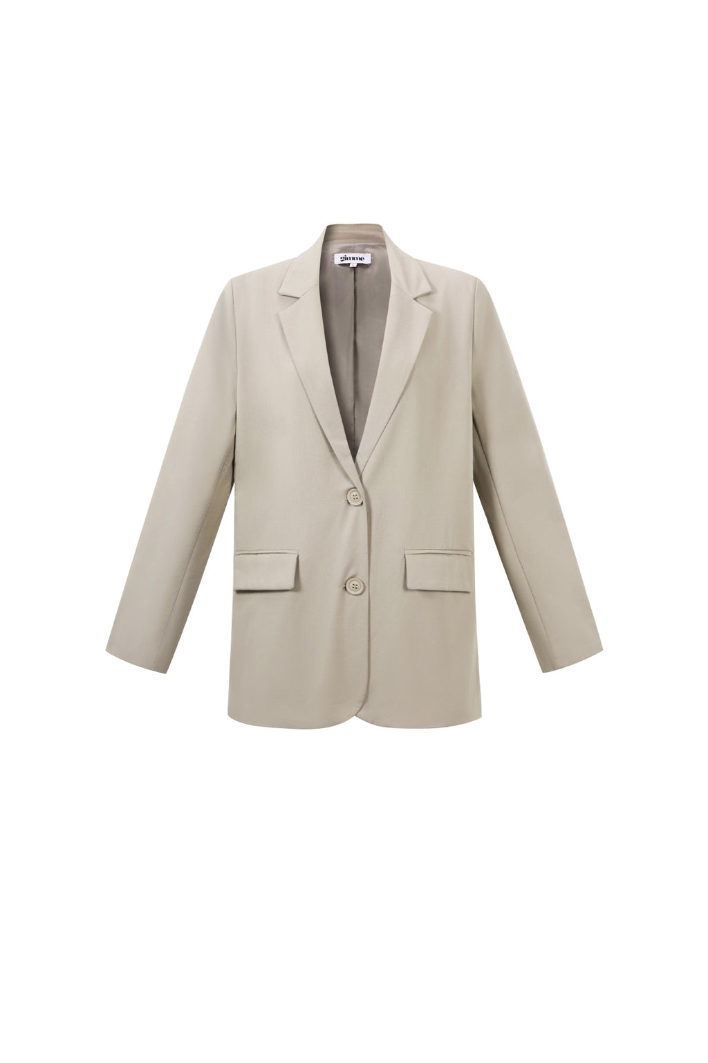 Elegant Khaki & Grey Woven Ladies' Suit Set for Fall/Winter