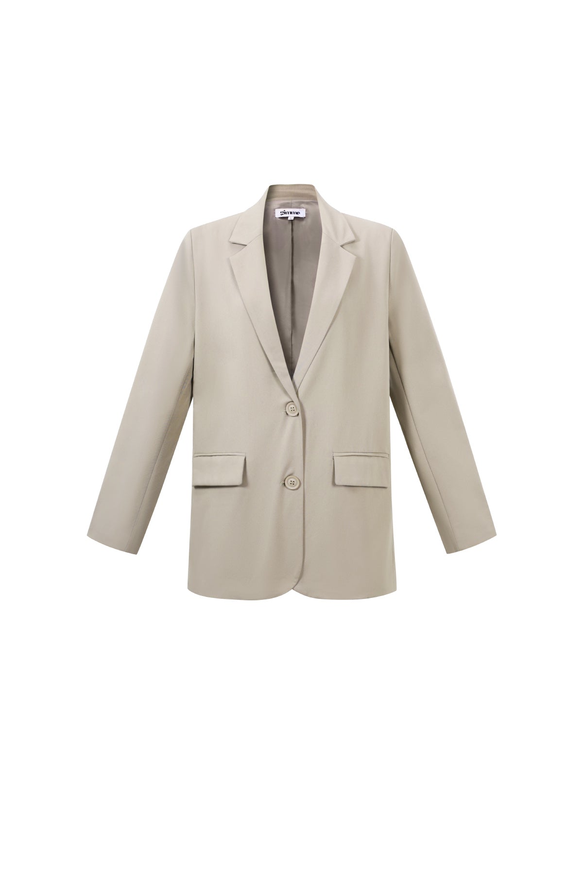 Elegant Khaki & Grey Woven Ladies' Suit Set for Fall/Winter