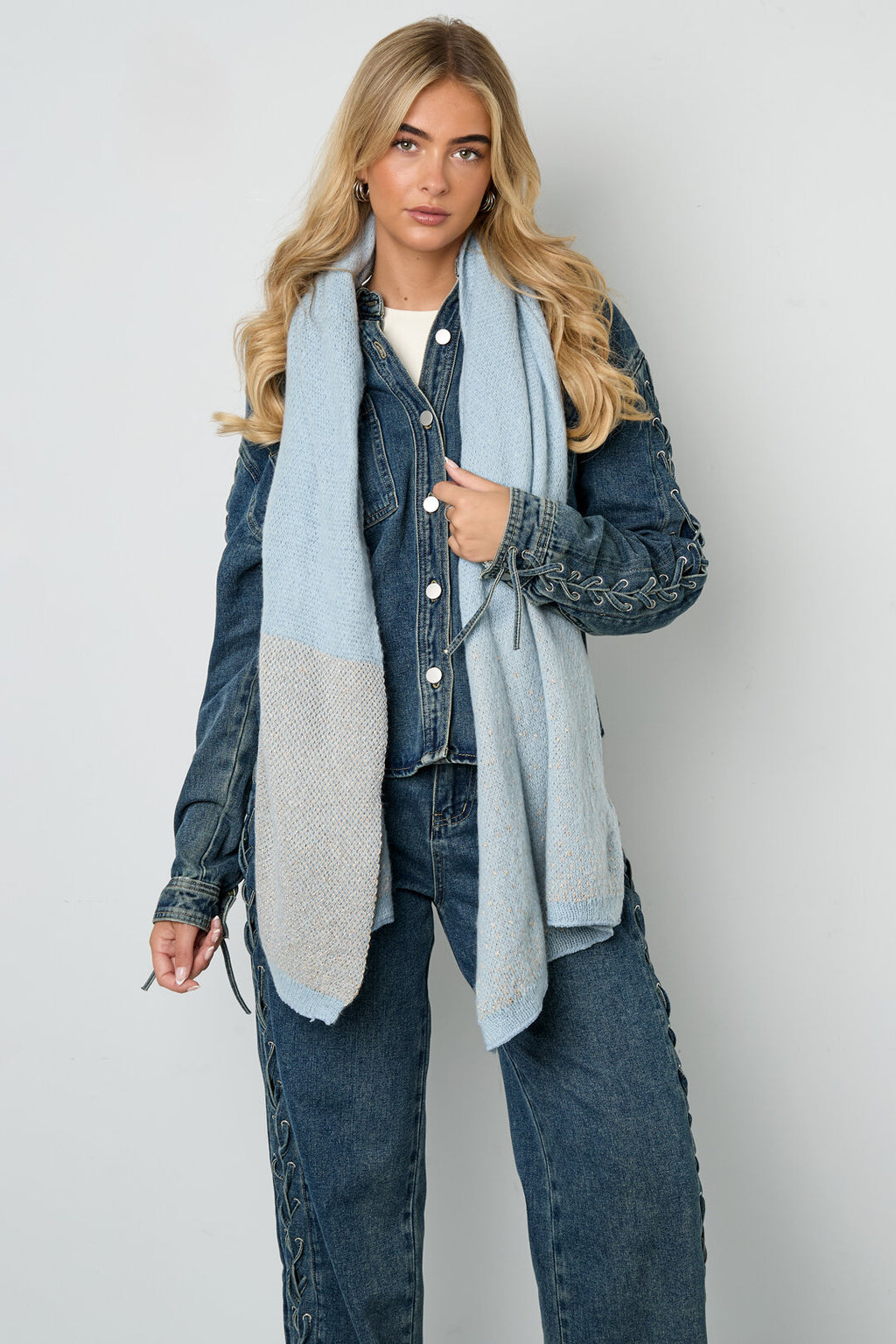 Soft Polyester Winter Scarf for Women - Multiple Colors