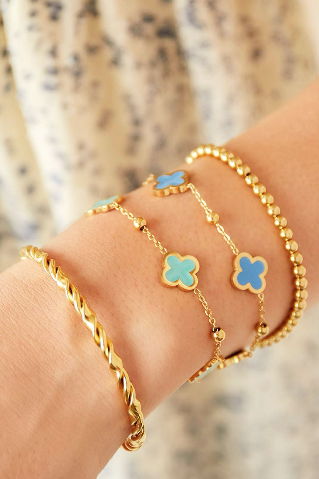 Lucky clover armband