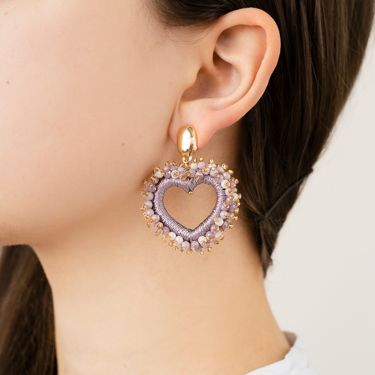 Luna Hearts oorbellen